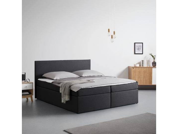 Boxbett Lucy 2 ca. 180x200 cm Dunkelgrau mit Topper Boxbett Lucy 2 ca. 180x200 cm Dunkelgrau mit Topper von mömax