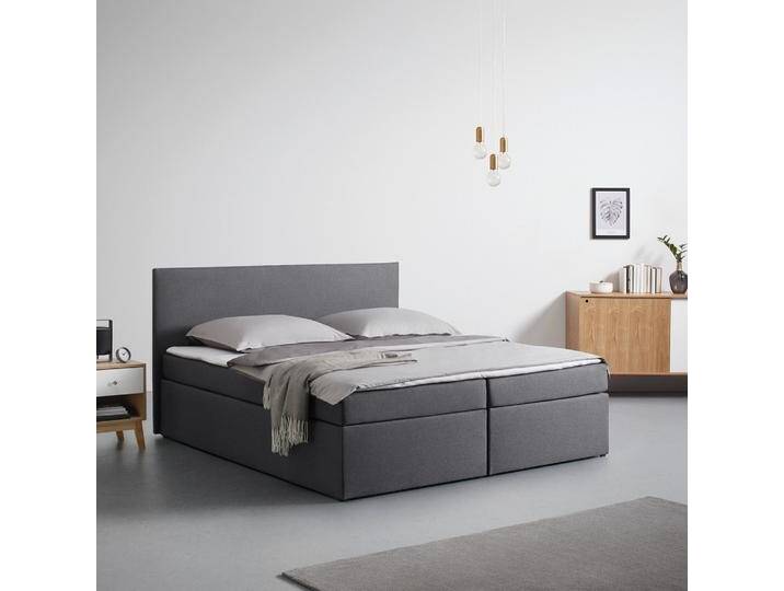Boxbett Lucy 2 ca.180x200cm Grau mit Topper Boxbett Lucy 2 ca.180x200cm Grau mit Topper von mömax