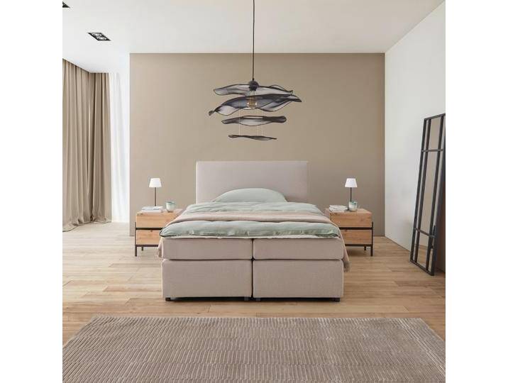 Boxbett Melina ca. 140x200cm Beige mit Topper von mömax