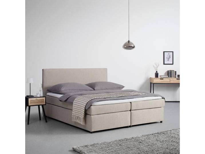 Boxbett Melina ca. 180x200cm Beige mit Topper von mömax