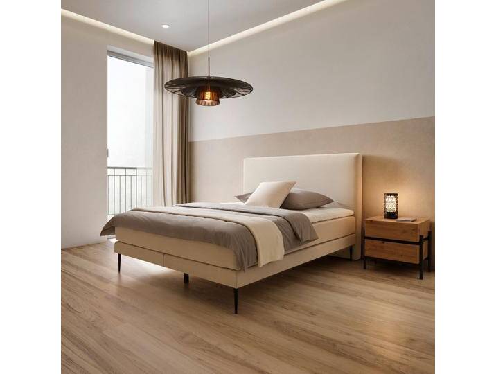Boxbett Nevada ca. 180x200 cm Beige mit Topper von mömax