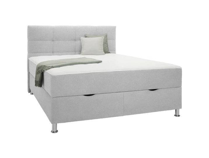 Boxbett Oviedo 180 in Hellgrau ca. 180x200cm von mömax