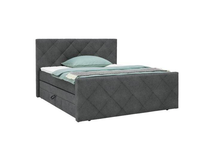 Boxspringbett Adele Anthrazit ca. 180x200cm Boxspringbett Adele Anthrazit ca. 180x200cm von mömax