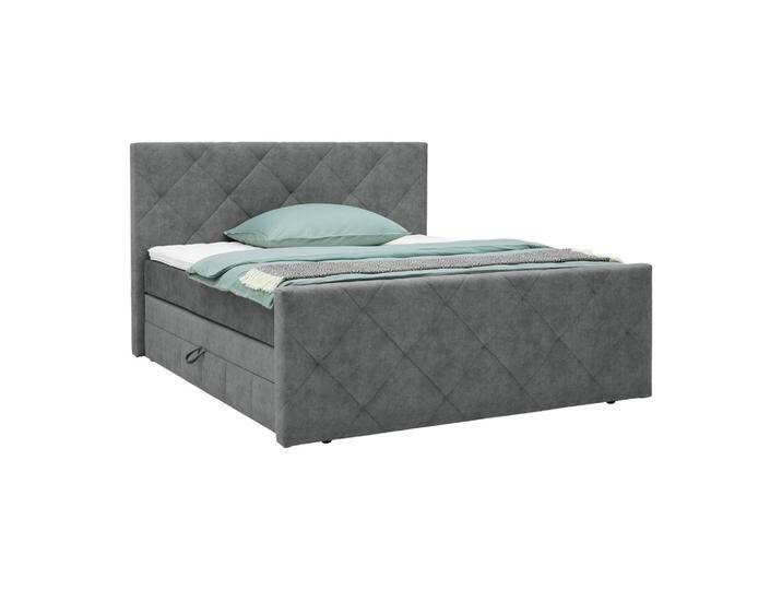 Boxspringbett Adele Grau ca. 180x200cm von mömax