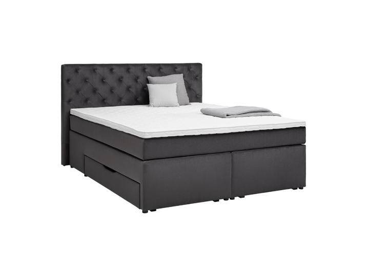 Boxspringbett Chester Anthrazit ca. 160x200cm Boxspringbett Chester Anthrazit ca. 160x200cm von mömax