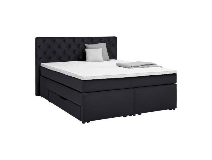 Boxspringbett Chester Schwarz ca. 180x200cm Boxspringbett Chester Schwarz ca. 180x200cm von mömax