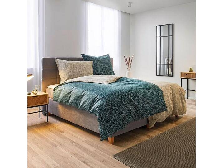 Boxspringbett Jerry ca. 180x200 cm Grau mit Topper Boxspringbett Jerry ca. 180x200 cm Grau mit Topper von mömax