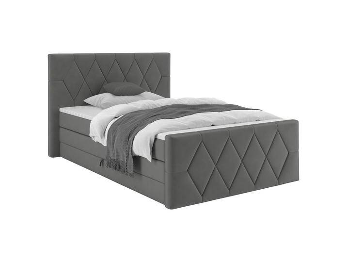 Boxspringbett Josie B Graphitfarben ca. 120x200cm Boxspringbett Josie B Graphitfarben ca. 120x200cm von mömax