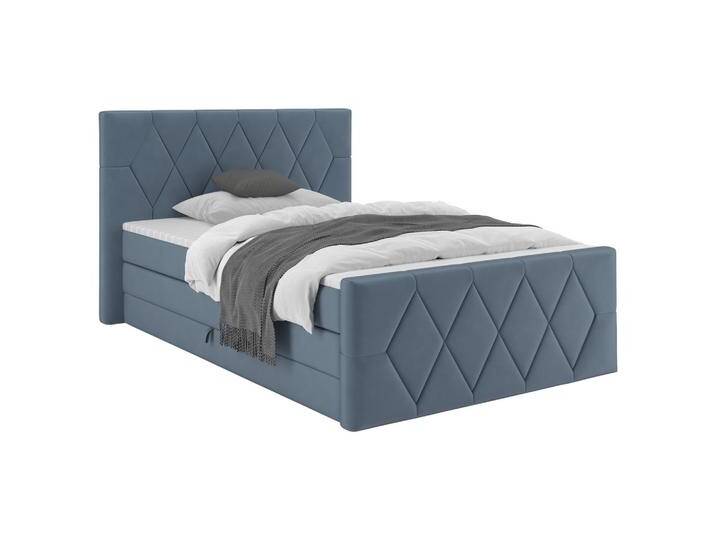 Boxspringbett Josie B Graublau ca. 120x200cm von mömax