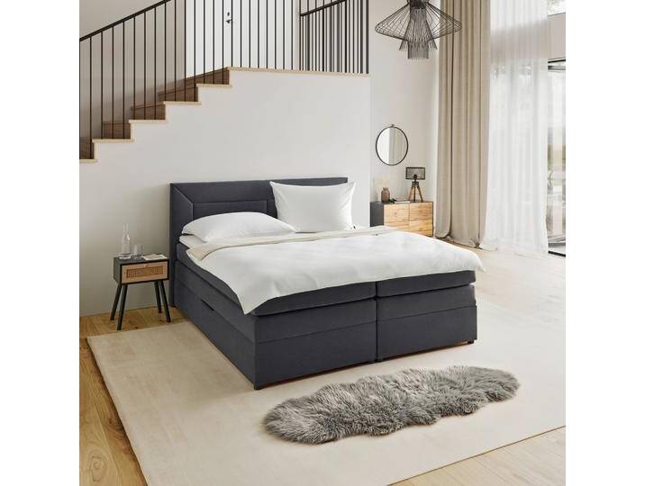 Boxspringbett Maja ca. 180x200 cm Grau mit Topper Boxspringbett Maja ca. 180x200 cm Grau mit Topper von mömax