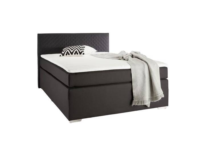 Boxspringbett Mali New in Schwarz ca. 140x200cm von mömax