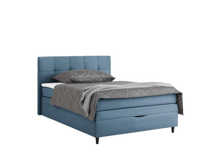 Boxspringbett Miami in Dunkelblau ca. 120x200cm von mömax