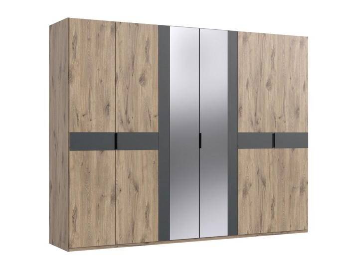 Drehtürenschrank Bergamo Graphit-/Eichefarben Drehtürenschrank Bergamo Graphit-/Eichefarben von mömax