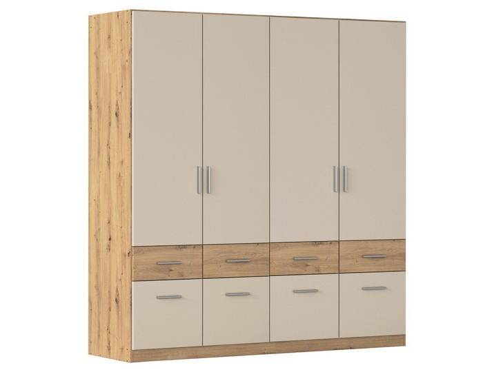 Drehtürenschrank Celle-Super Champagner/Eiche Artisan von mömax