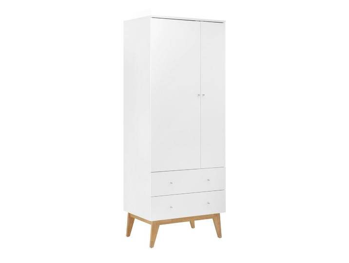 Drehtürenschrank Milo Weiß ca. 80x205x55 cm von mömax
