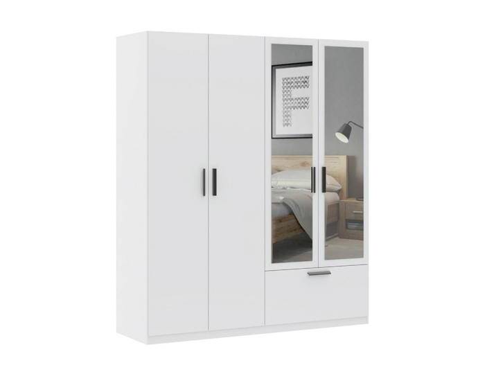 Drehtürenschrank Milos 4T1S2S Weiß von mömax