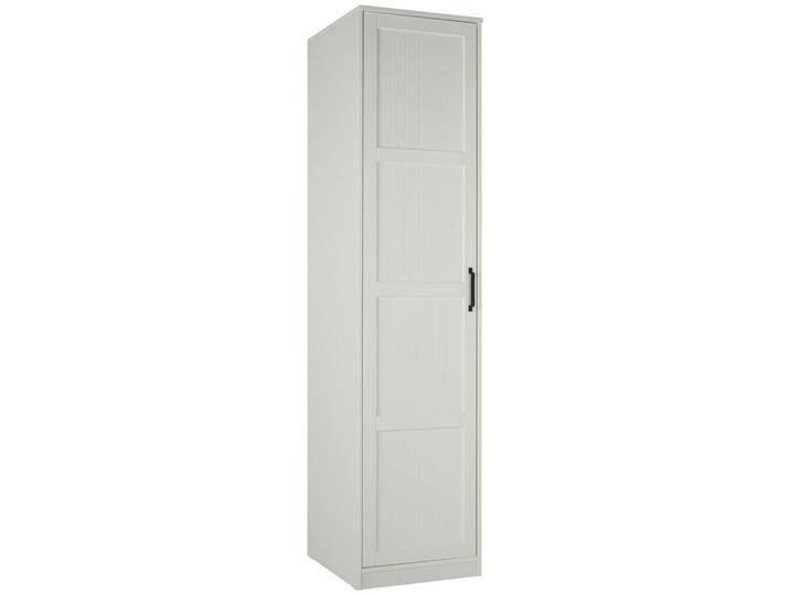 Drehtürenschrank aus Kiefer teilmassiv in Weiß Drehtürenschrank aus Kiefer teilmassiv in Weiß von mömax