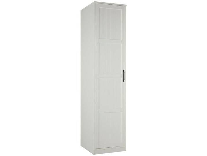 Drehtürenschrank aus Kiefer teilmassiv in Weiß von mömax