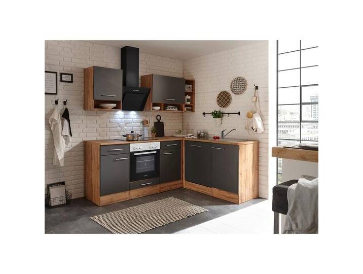 Eckküche Hilde ohne Geräte ca. 220x172 cm Grau, Wildeiche Eckküche Hilde ohne Geräte ca. 220x172 cm Grau, Wildeiche von mömax