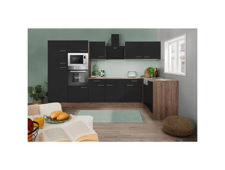 Eckküche Oliver mit Geräten ca. 340x172 cm Schwarz Eckküche Oliver mit Geräten ca. 340x172 cm Schwarz von mömax