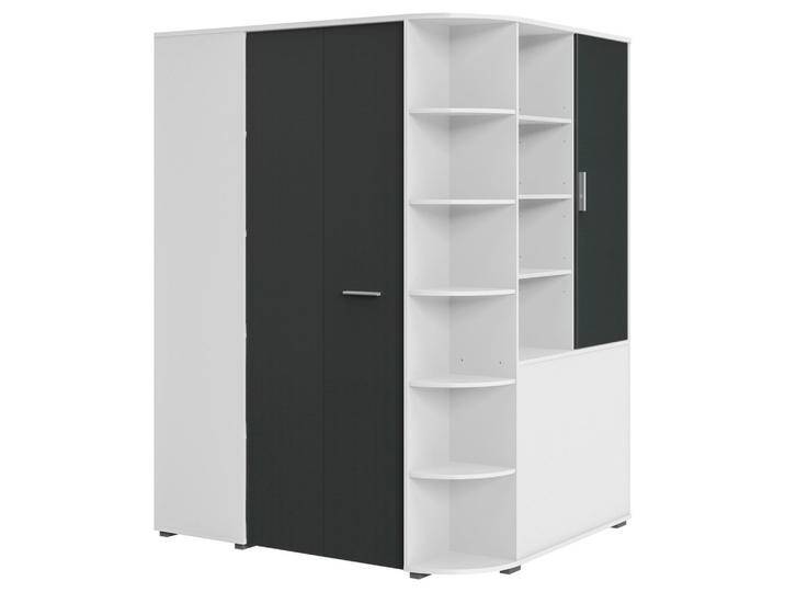 Eckschrank Young Graphitfarben/Weiß von mömax