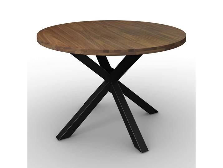 Esstisch Rene Akazie massiv Walnuss furniert Ø ca. 120 cm von mömax