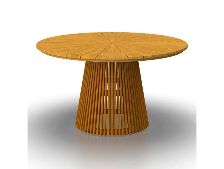 Gartentisch Sanja Massiv Teak ca. Ø 140x76 cm von mömax