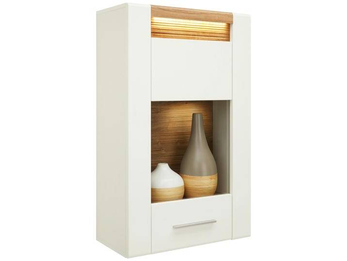 Hängevitrine in Weiß Hochglanz von mömax