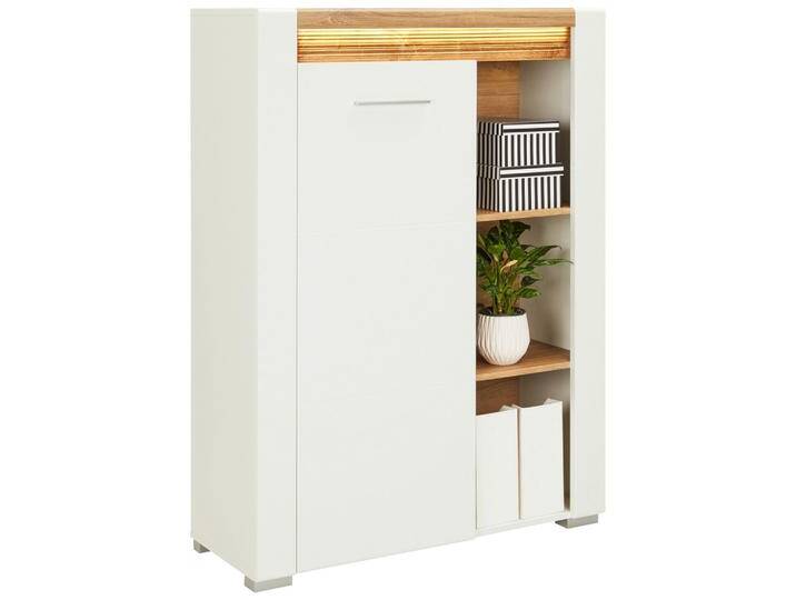 Highboard in Weiß Hochglanz von mömax