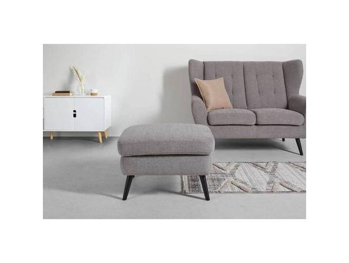 Hocker Helsinki in Grau/Dunkelgrau von mömax