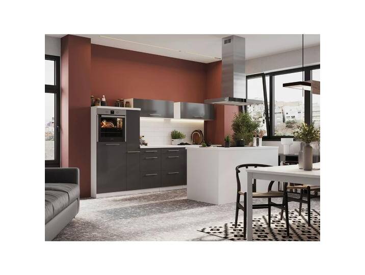 Inselküche Premium Grau m. Geräten B: ca. 310 cm Inselküche Premium Grau m. Geräten B: ca. 310 cm von mömax