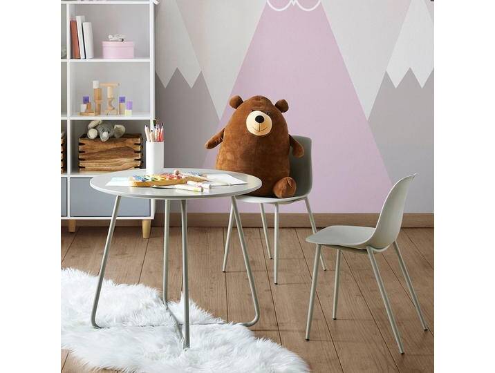 Kindersitzgruppe Casey Hellgrau Kunststoff/Metall von mömax