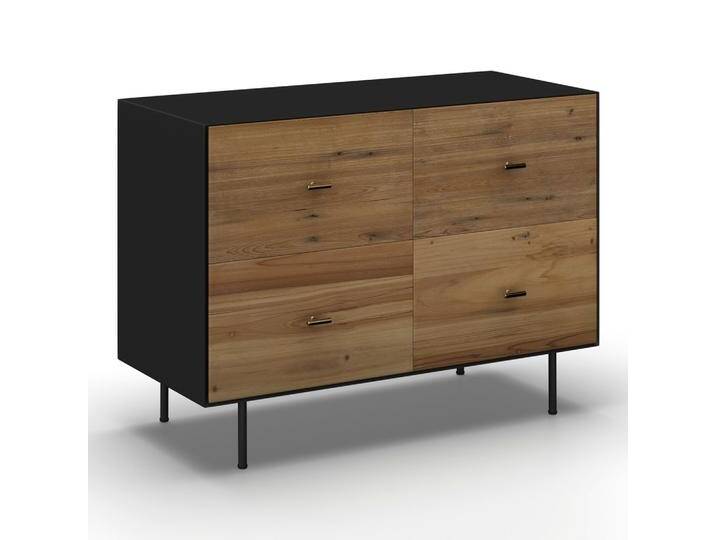 Kommode Giorgia Schwarz/Natur Echtholz/MDF Kommode Giorgia Schwarz/Natur Echtholz/MDF von mömax