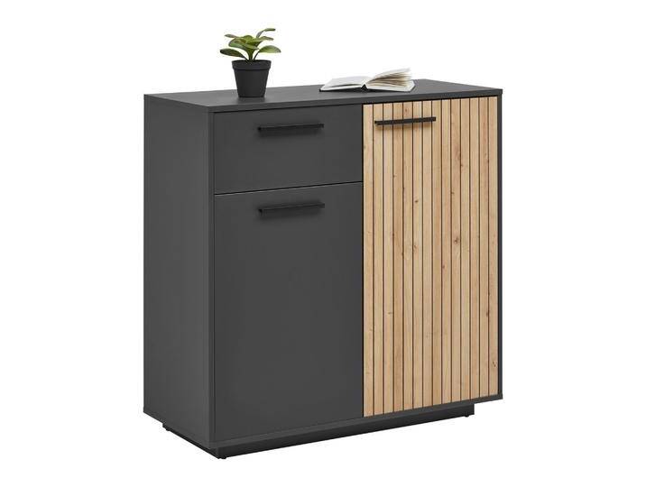 Kommode Lukas Anthrazit/Schwarz/Eichefarben Kommode Lukas Anthrazit/Schwarz/Eichefarben von mömax
