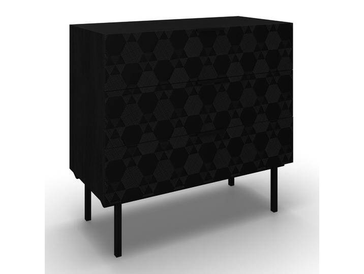 Kommode Roma ca. 85x80 cm MDF Schwarz von mömax