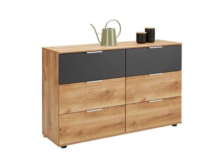 Kommode in Graphit/Eichefarben von mömax