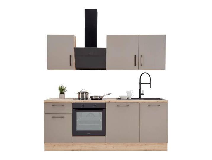 Küchenblock LINZ 220cm Cubanit grau ohne Geräte Küchenblock LINZ 220cm Cubanit grau ohne Geräte von mömax