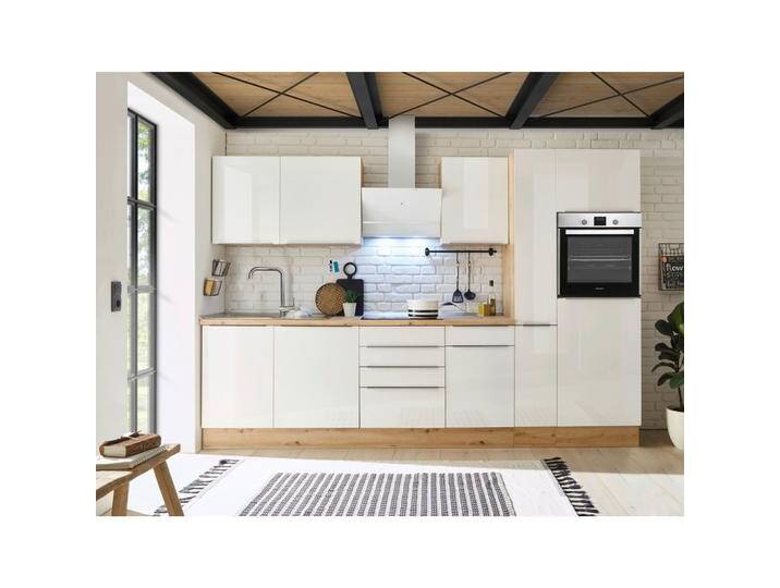 Küchenblock Marleen m. Geräten Weiß B: ca. 310 cm Küchenblock Marleen m. Geräten Weiß B: ca. 310 cm von mömax