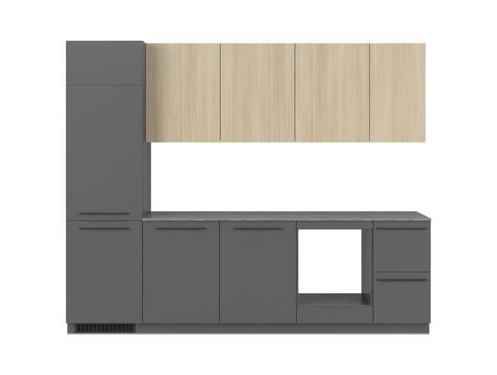 Küchenblock Milino o. E-Geräte Graphitgrau von mömax