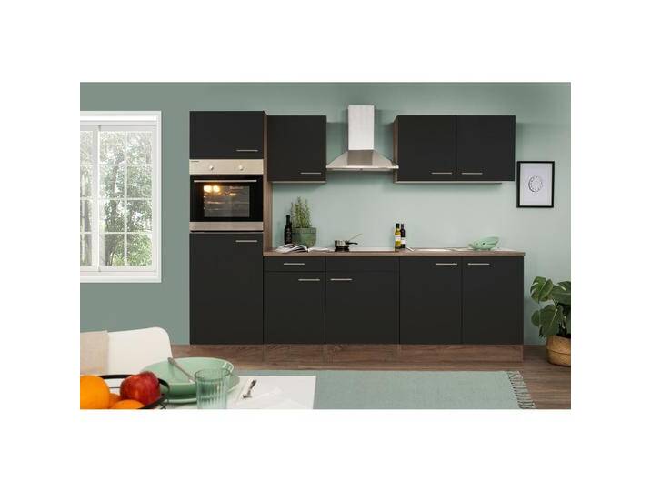 Küchenleerblock LBKB270EYS Schwarz/Eiche York ca. 270 cm Küchenleerblock LBKB270EYS Schwarz/Eiche York ca. 270 cm von mömax