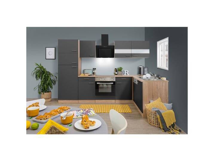 Küchenleerblock LBKBL280ESGS Grau/Eiche ca. 280x172 cm Küchenleerblock LBKBL280ESGS Grau/Eiche ca. 280x172 cm von mömax