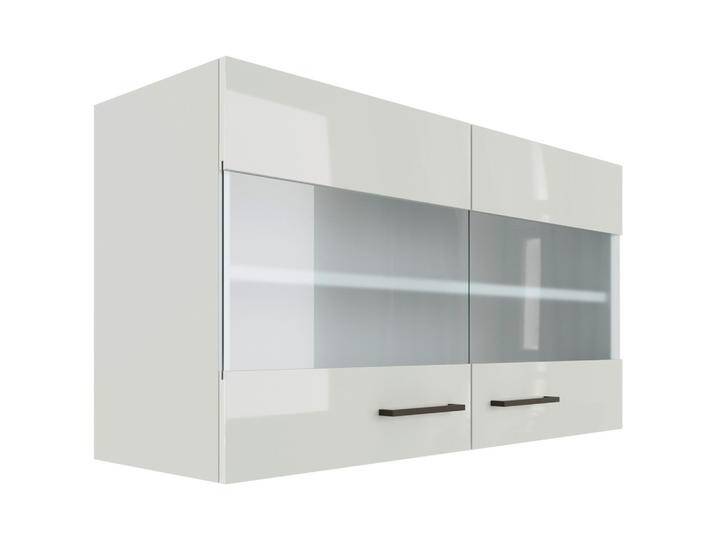 Küchenoberschrank in Lichtgrau glänzend Küchenoberschrank in Lichtgrau glänzend von mömax