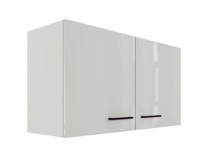 Küchenoberschrank in Lichtgrau glänzend von mömax