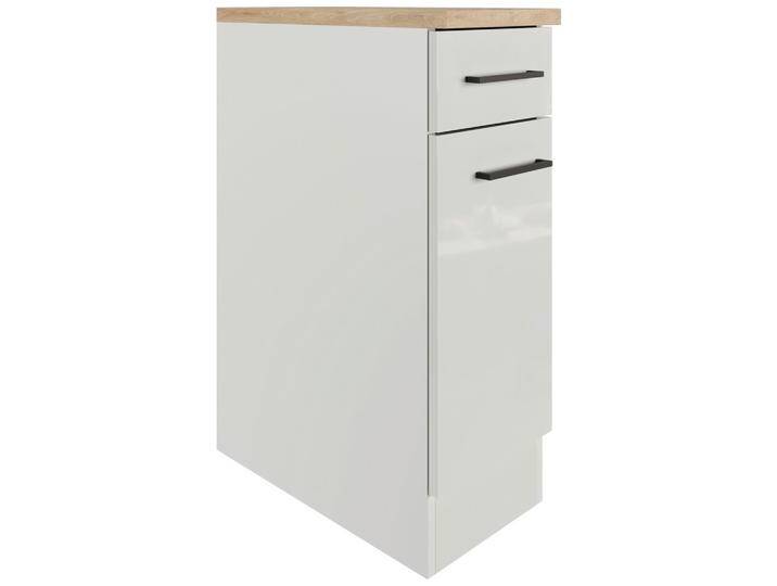 Küchenunterschrank in Lichtgrau glänzend Küchenunterschrank in Lichtgrau glänzend von mömax