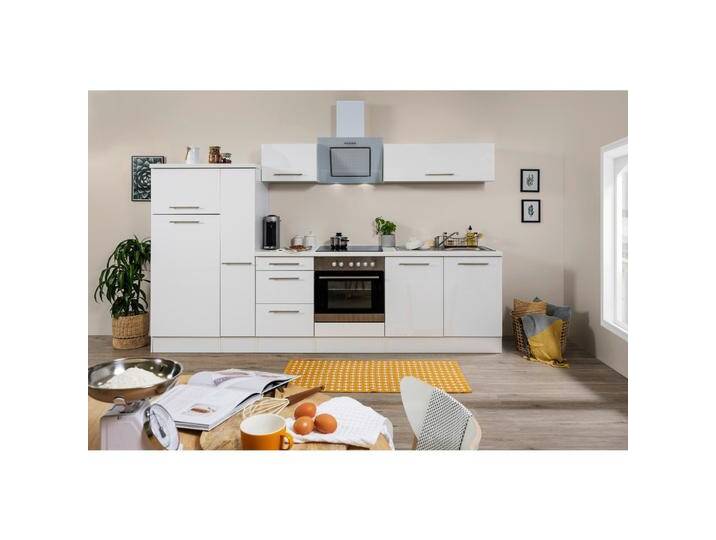 Küchenzeile mit Geräten Weiß B: ca. 300 cm Küchenzeile mit Geräten Weiß B: ca. 300 cm von mömax
