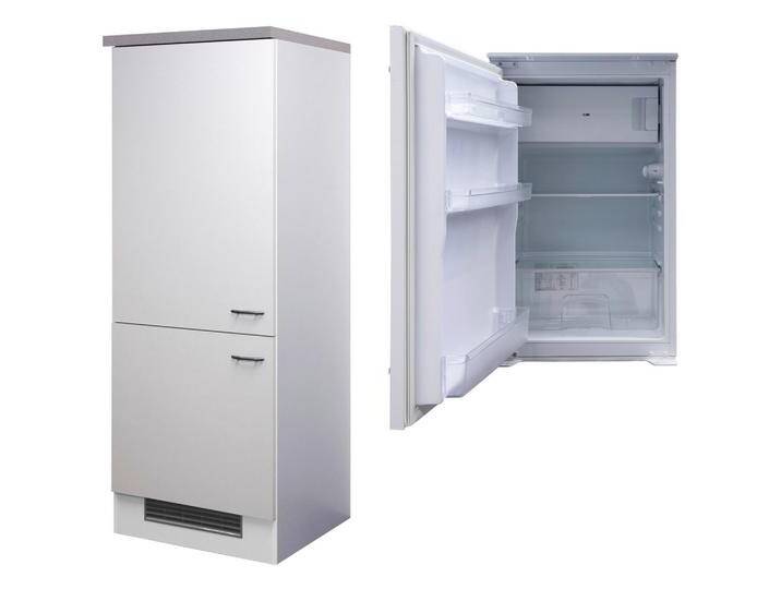 Kühlschrank-Umbauschrank Wito B: 60 cm Weiß / Grau von mömax