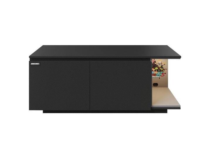 Lowboard Minecraft ca. 125x50x39 cm Schwarz von mömax
