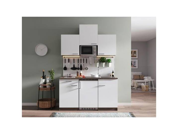Miniküche Oliver mit Geräten ca. 150 cm Weiß von mömax