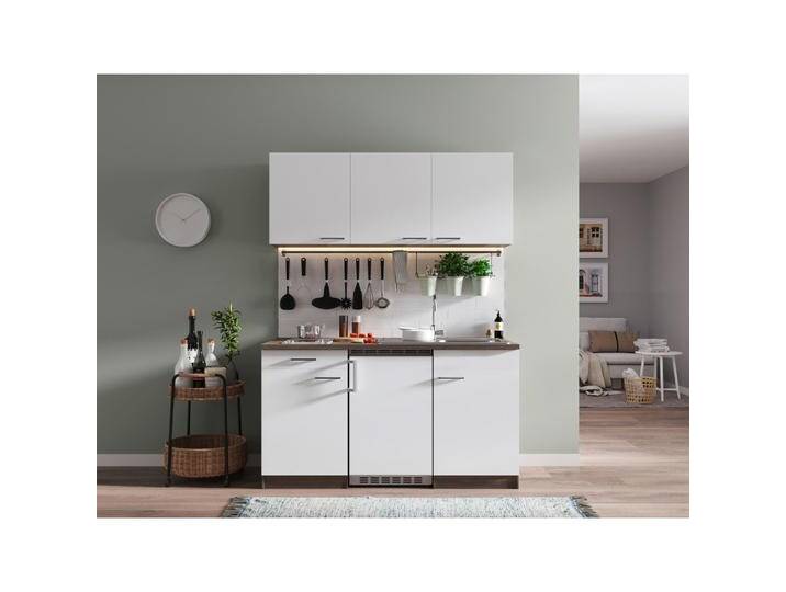 Miniküche Oliver mit Geräten ca. 150 cm Weiß von mömax