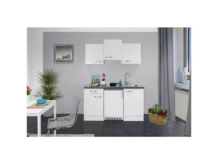 Miniküche in Weiß/Schieferfarben von mömax